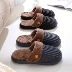 Men's Soft Plush Cozy Indoor Slippers