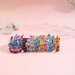 Bohemian Braided Tassel String Bracelet For Women