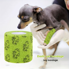 Stylish Printed Elastic Pet Bandage