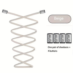 No Tie Shoelaces 39 4IN Elastic - Fits All Adults & Kids