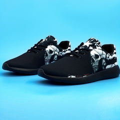 Men's Punk Skull Lightweight Running Shoes