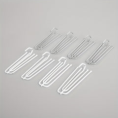 15pcs Metal Pinch Pleat Hooks Curtain Cloth Ring Pleater Tape Hooks