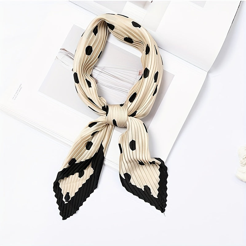 Polka Dot Bandana Neckerchief Scarf Head Wrap Vacation Accessory