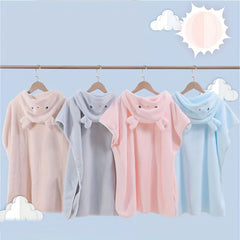 Microfiber Hooded Bathrobe Wearable Bath Towel Soft Absorbent Bath Skirt