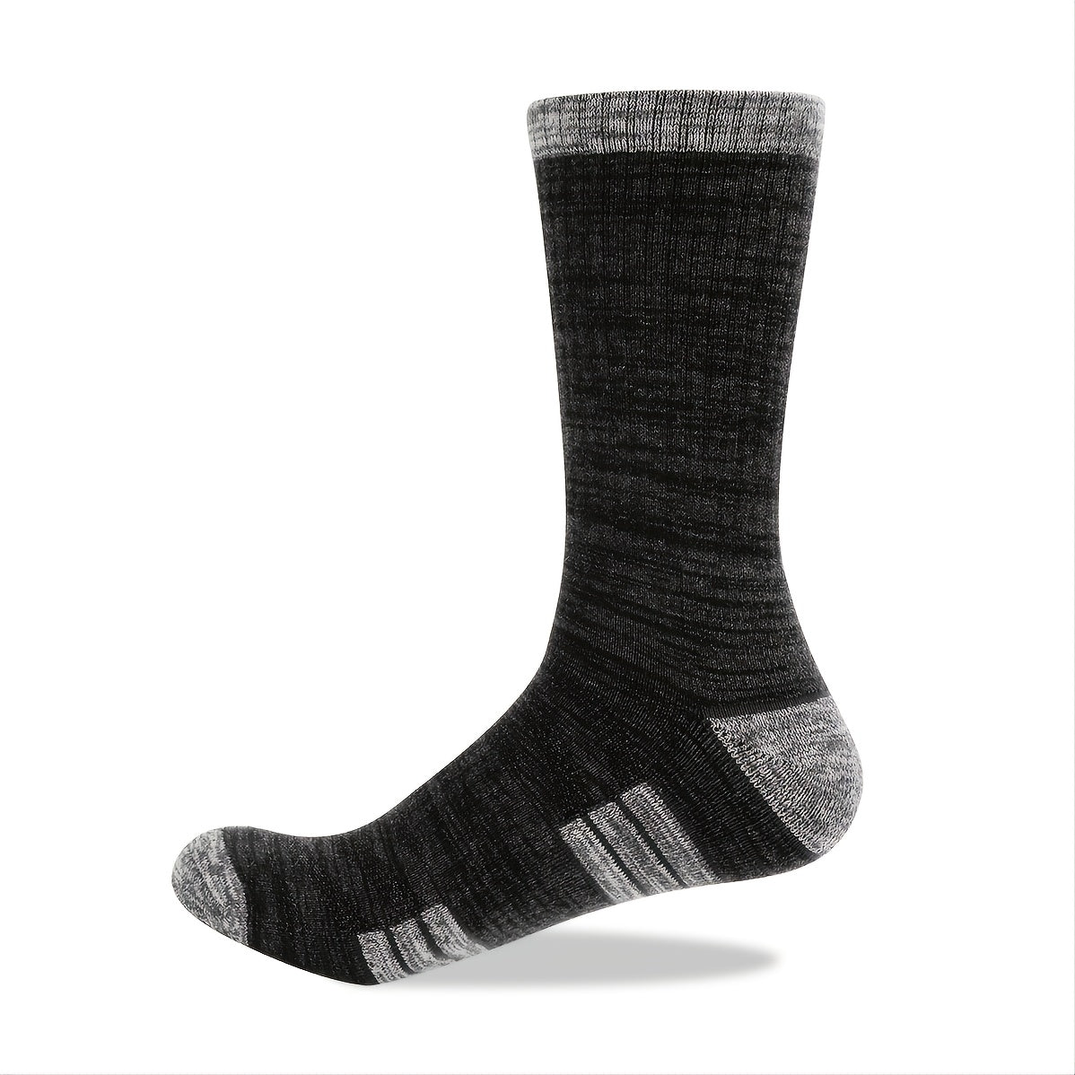 YUEDGE Men's Cushioned Hiking Crew Socks Moisture Wicking Durable Athletic Socks