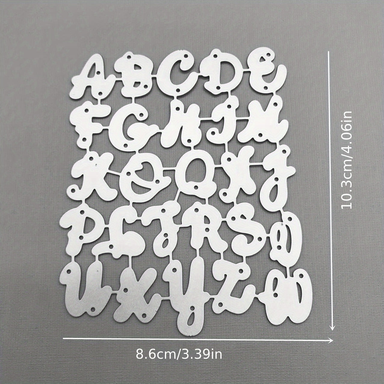 Alphabet Number Symbol Metal Cutting Dies for Card Decoration DIY Scrapbooking