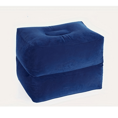 Inflatable Flocking PVC Ottomans for Travel and Office Nap