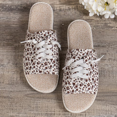 Floral Pattern Flat Sandals Women's Comfortable Slip-on Summer Shoes