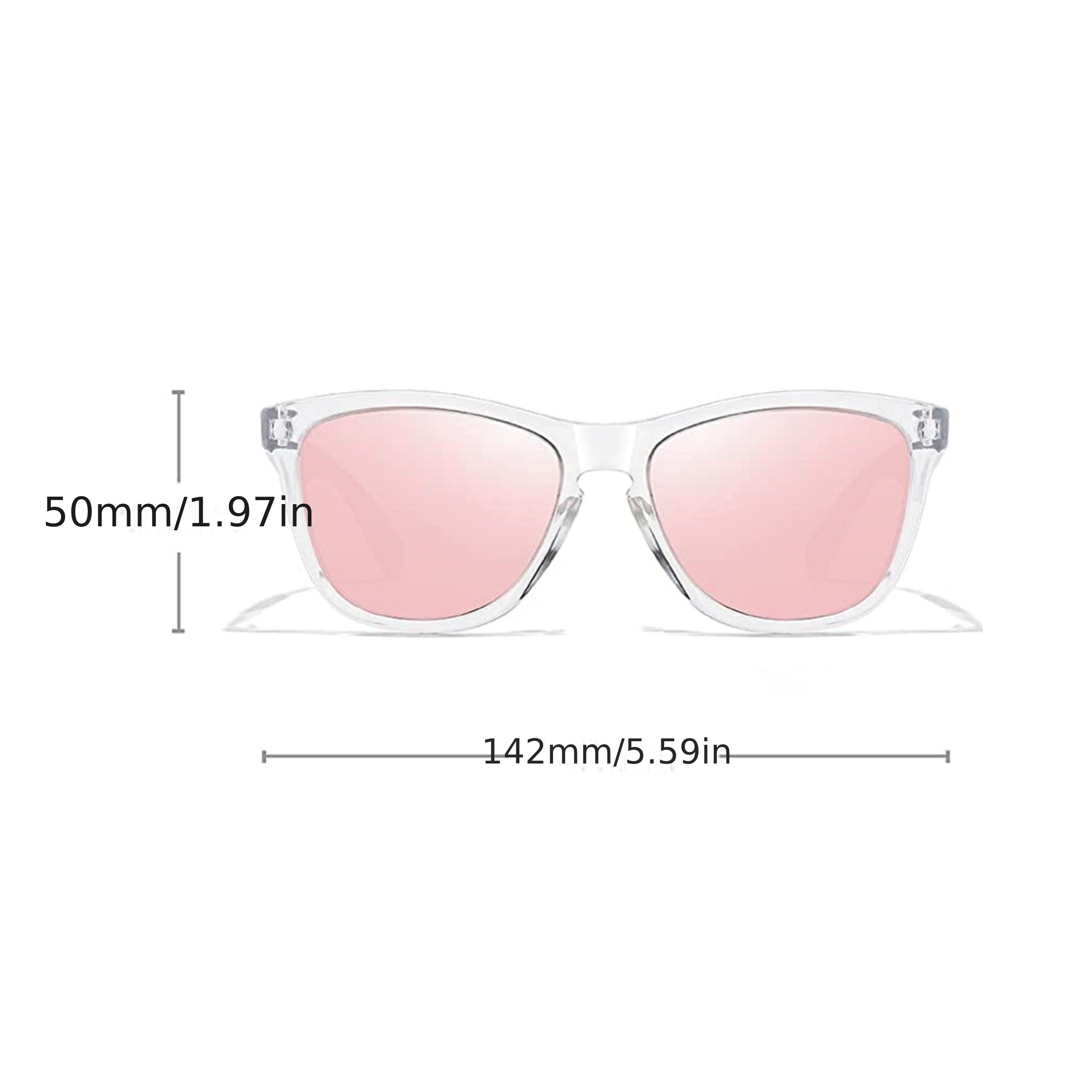 Polarized Retro Mirror Lens Sunglasses UV400 Protection