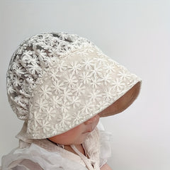 Summer Breathable Baby Court Hat for 0-3 Years Old