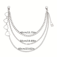 Punk Layered Chain Pants Chain For Men
