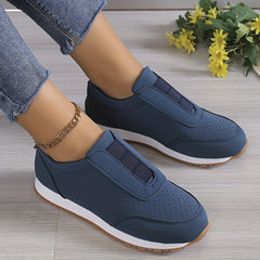 Women's Perforated Breathable Slip On Sports Shoes