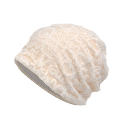 Soft Mesh Beanie Hat Breathable Stretch Skull Cap for Women
