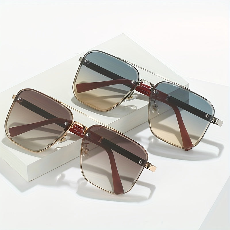 Square Frame Sunglasses UV Protection for Men Women