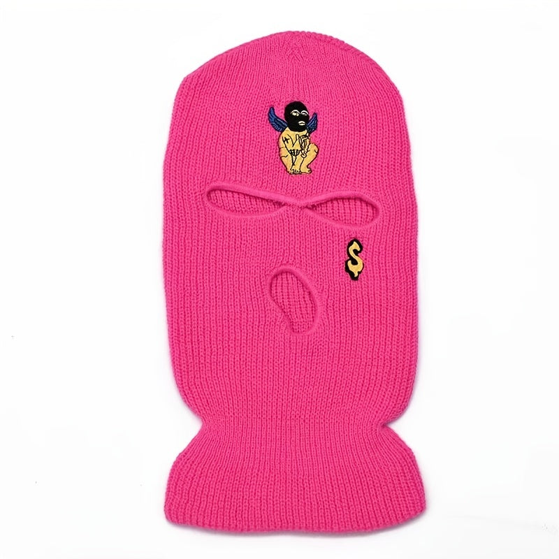 Warm and Windproof 3 Hole Hat for Outdoor Activities
