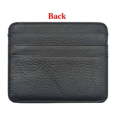 RFID Blocking Leather Wallet Slim Front Pocket Wallet