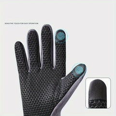 Warm Waterproof Fishing and Cycling Gloves