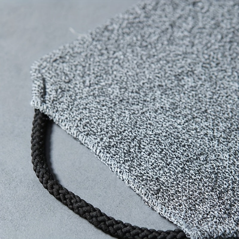 Exfoliating Back Scrubber Towel with Handles for Shower