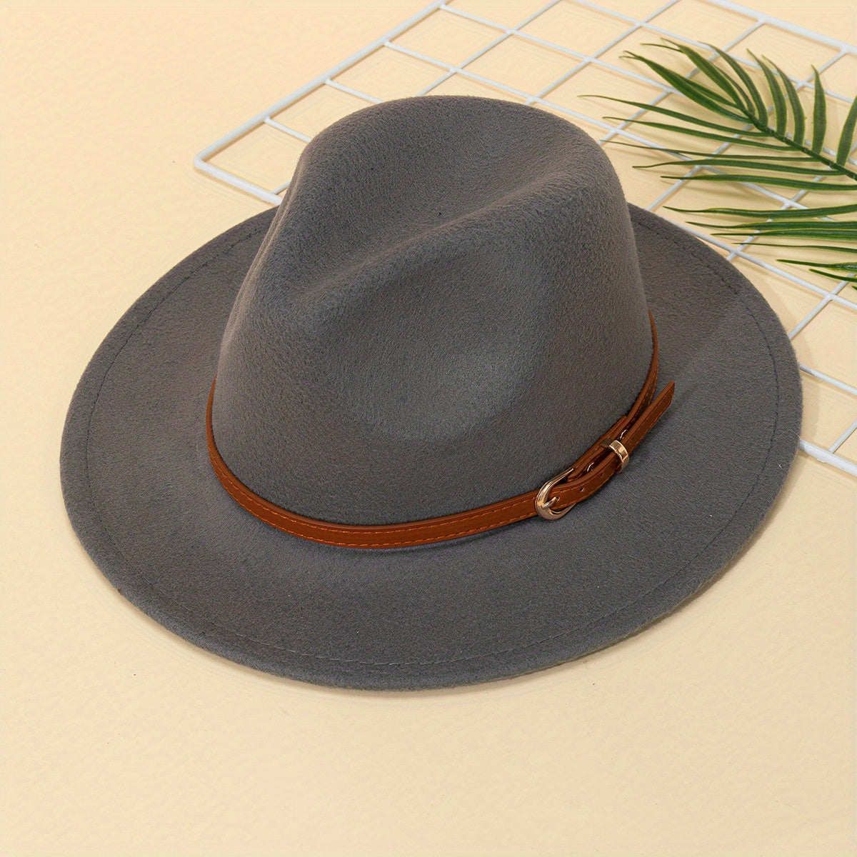 Kids Flat Brim Fedora Hat For Girls Toddler Children Special Occasion Party