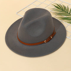 Kids Flat Brim Fedora Hat For Girls Toddler Children Special Occasion Party