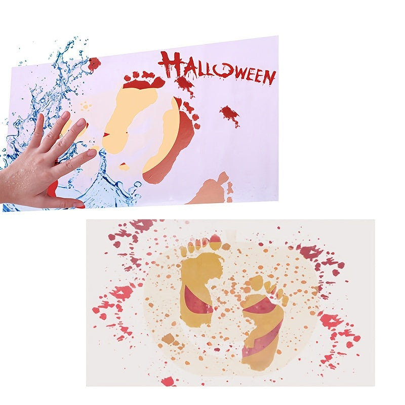1pc Changing Bath Rug Halloween Bloody Bath Mat