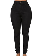 Sexy High Waist Skinny Jeans High Stretch Slim Fit High Rise Casual Denim Pants