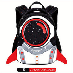 3D Rocket Kids Backpack Anti lost Astronauts School Bags Waterproof Neoprene Bag