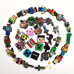38pcs Anime Shoe Decoration Charms Shoe Buckles Shoe Accessories