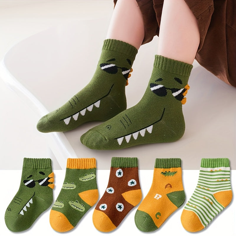 Kids Winter Warm Cartoon Socks, 6-8 Years