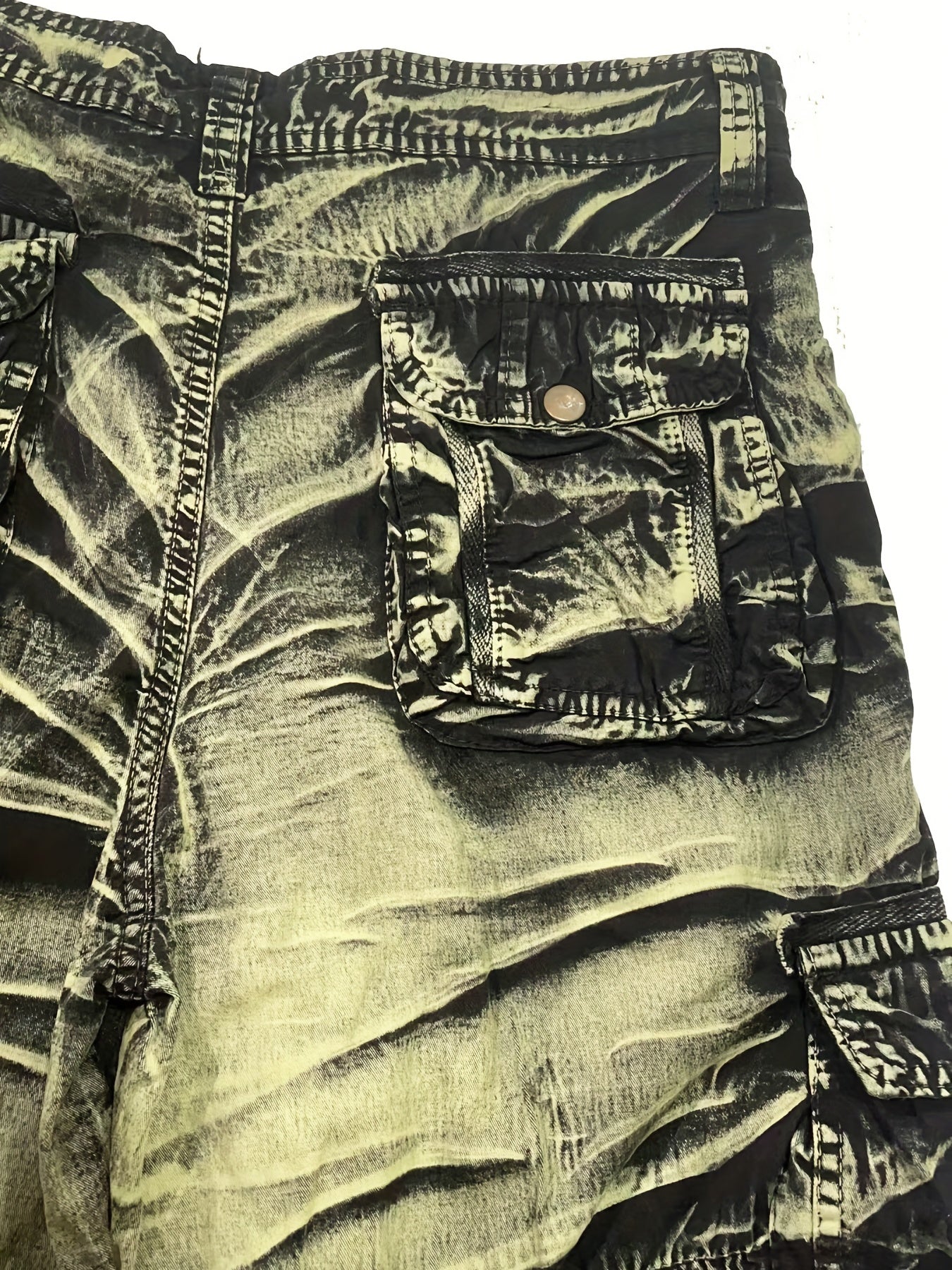 Men's Classic Cotton Cargo Shorts with Drawstring Waist