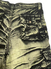 Men's Classic Cotton Cargo Shorts with Drawstring Waist