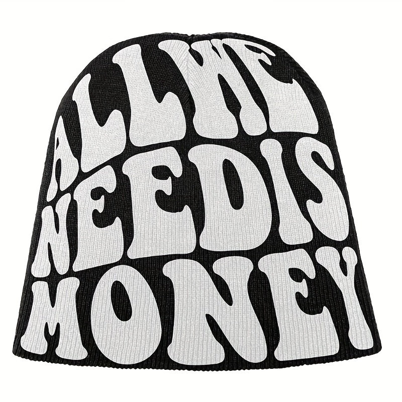 Unisex Y2K Beanie Hip Hop Knit Hat Warm Skull Cap