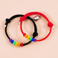 Rainbow Pineapple Knot Gay Couple LGBT Love Heart Bra
