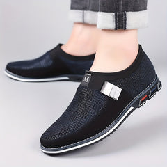 Men's Patterned Loafer Shoes Comfy Slip On Shoes