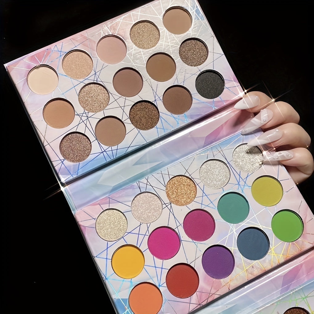 45 Earth Rainbow Matte Finish Eyeshadow Palette for Halloween Makeup