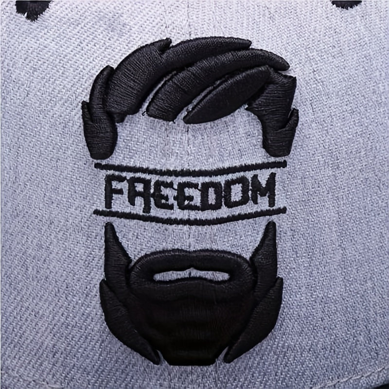 Men's Alphabet Beard Uncle Baseball Cap Hip Hop Cap