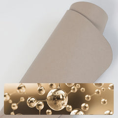 Solid Yoga Mat Anti slip Frosted PU Leather Rubber Yoga Mat