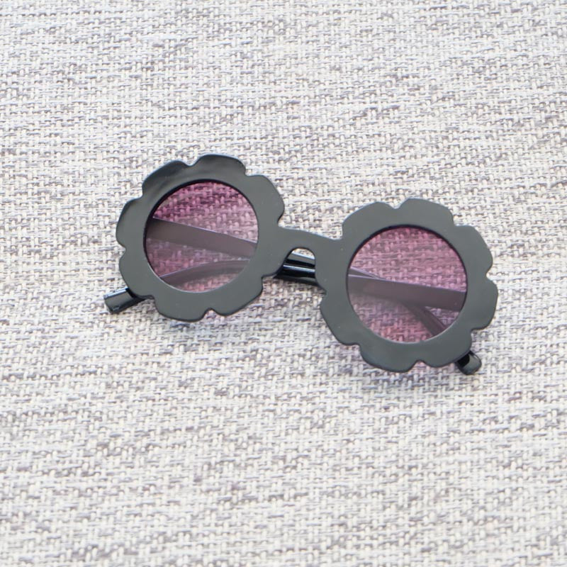Flower Round Polarized Sunglasses for Kids - Girls & Boys