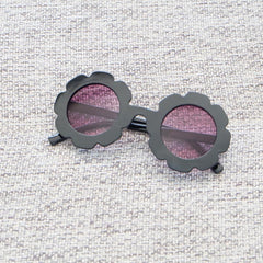 Flower Round Polarized Sunglasses for Kids - Girls & Boys