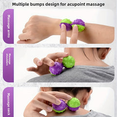 Spinning Ball Massage for Fingertips Finger Toy Rotatable Dual Use Massage Ball