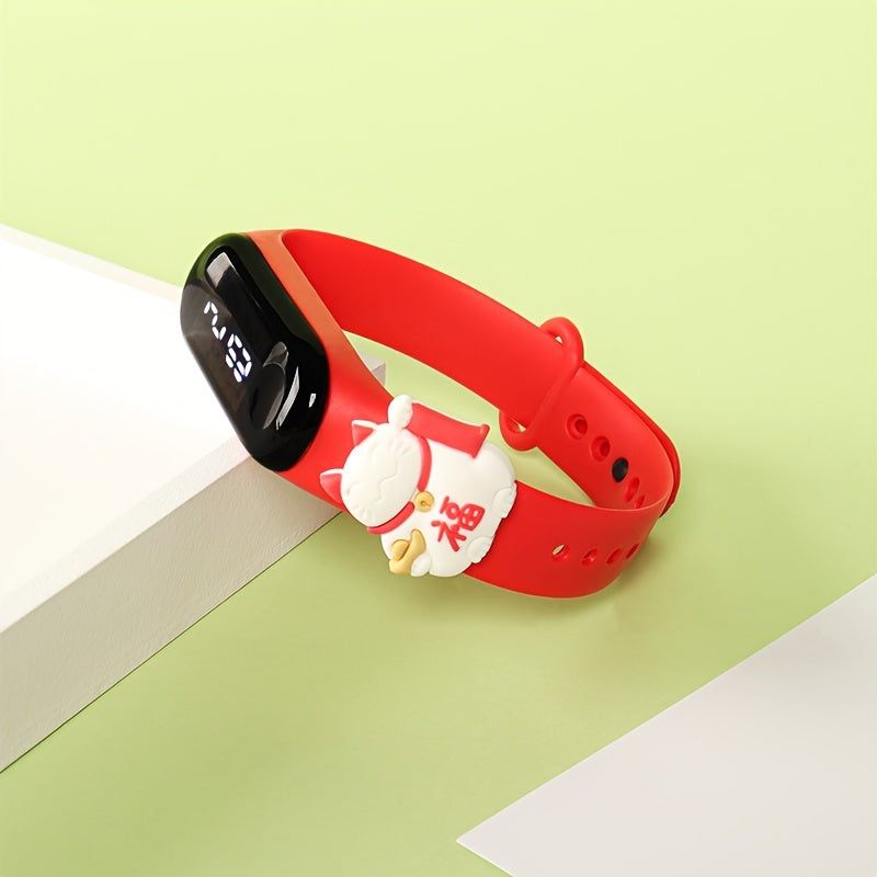 Girls' Digital Watches Cartoon Animal TPU Band Back to School