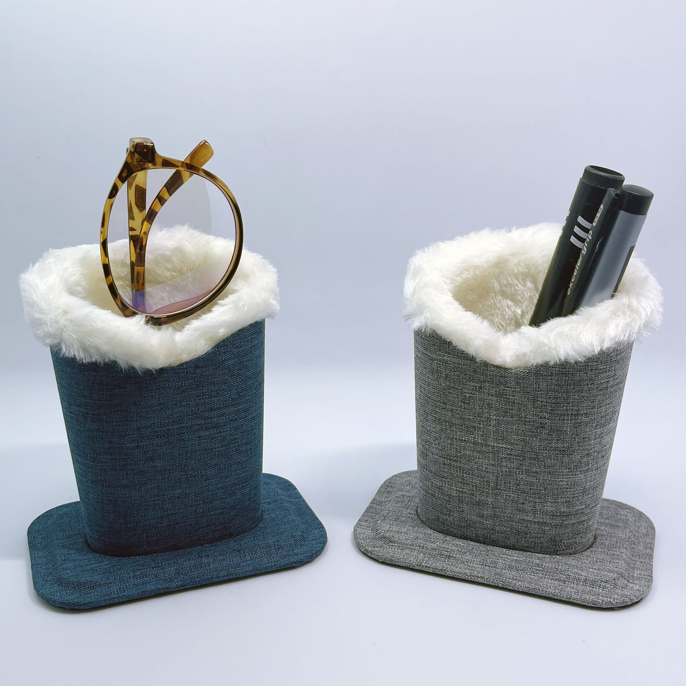 Canvas Glasses Holder Eyeglasses Protector Case For Desk