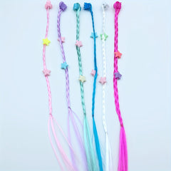 6pcs Small Claw Clip Colorful Star Twist Braid Hair Accessories