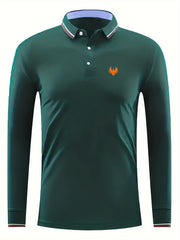 Eagle Pattern Men's Long Sleeve Shirt