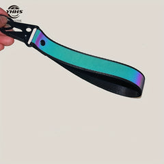 Reflective Nylon Keychains High Visibility Car Keyrings