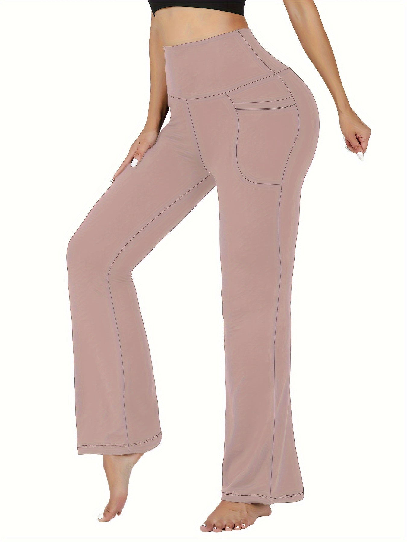 Women's Flare Pants High Waist Yoga Leggings
