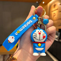Doraemon Key Bag Couples Car Key Chain Pendant Bag Accessories Key Wallet Toy