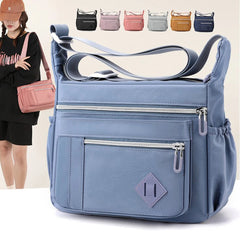 Nylon Crossbody Shoulder Bag for Women Waterproof Daily Shopping Travel