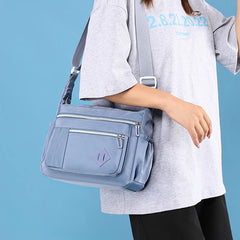 Nylon Crossbody Shoulder Bag for Women Waterproof Daily Shopping Travel