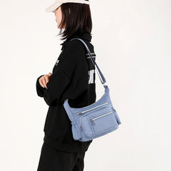Nylon Crossbody Shoulder Bag for Women, Waterproof Handbag for Daily Shopping